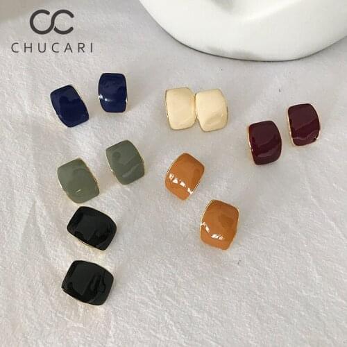 CHUCARI 2019 New Fashion Simplicity Hypoallergenic Silver S925 Small Women Stud Earrings Jewelry For Student And Office Work