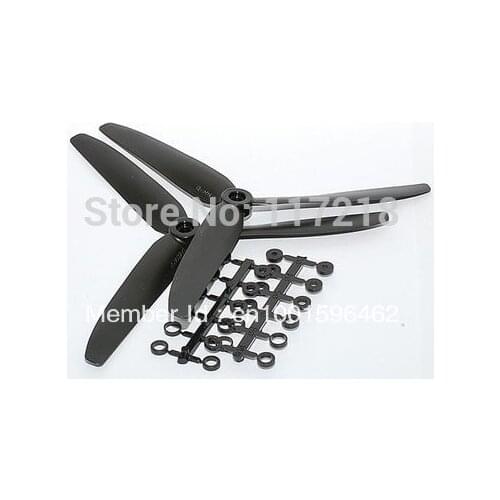 1Pair GWS 9050 9050R 9x5 3-blade Rotating Reversed Propeller CCW&CW Multicopter
