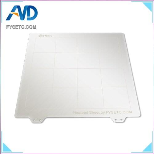 1pc New 235 * 235mm Spring Steel Sheet Heat Bed Platform Flexible Artificial Model For Ender-3 CR-20 3D Printer Parts