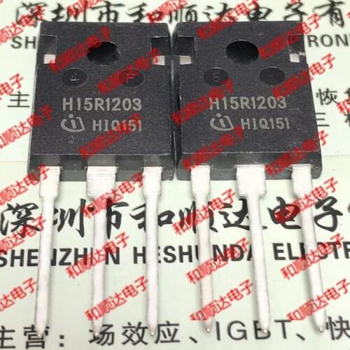 10pcs/lot H15R1203 IHW15N120R3 New stock TO-247 1200V 15A