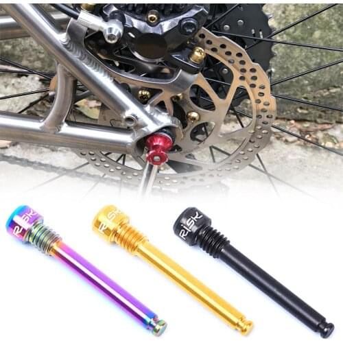 2Pcs Set Road MTB Bike Bicycle M4x26.5 Titanium Retainer Pin With Circlip Bolt For Threaded Hydraulic Disc Brake Pad Lining