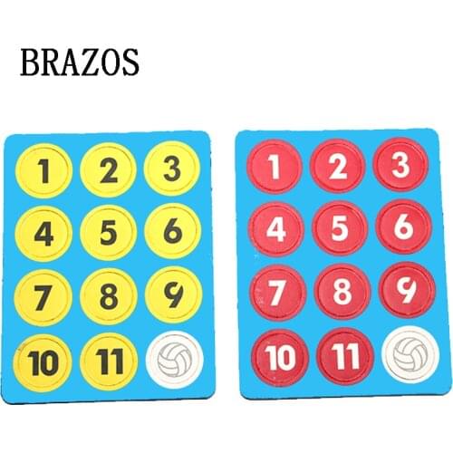 2 Types Magnetic Volleyball Training Chess Pieces Volleyball Coach Board Number Volleybal Accessories Voleibol Tactic Equipment