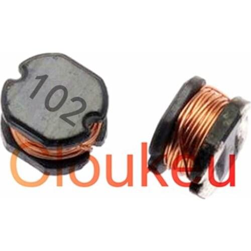 20Pcs CD75 1mH Chip inductor 7850 1000UH 1MH 102 Power inductors