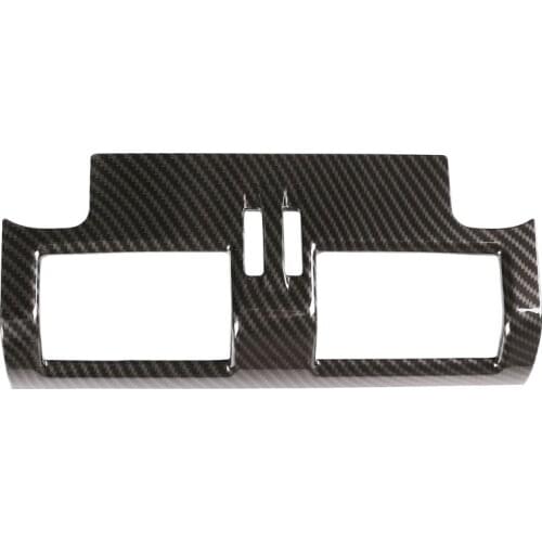 Car ABS Carbon Fiber Rear Air Condition Cover Outlet Decoration Trim for Land Rover Defender 110 2020