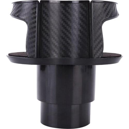 Car Cup Holder Expander Adapter with Adjustable Base - Rubber Tabs Hold Max