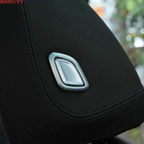 BJMYCYY Automobile headrest button ABS decorative frame for BMW X3 X4 2018-2020