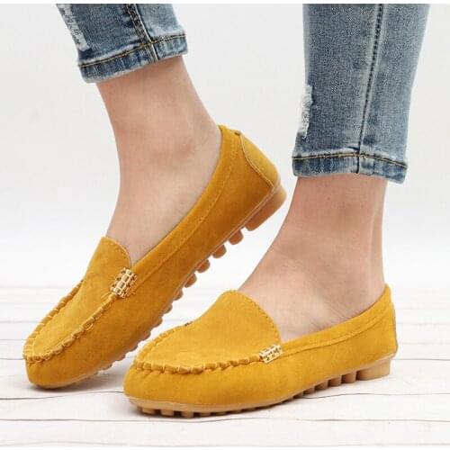 DERMSPE Women's Ballet Flats With Heels