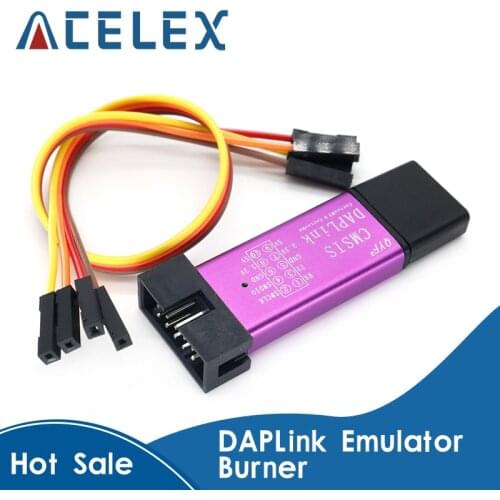 1Set DAPLink Emulator Burner Support For HID Device SWD Download Keil MDK IAR Based On CMSIS-DAPLink Replace ST-Link V2