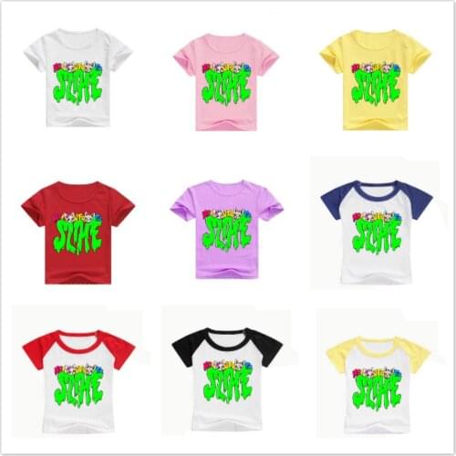 New Summer Fashion T-shirts Baby Boys Girls Cartoon Me Contro Te Print Kids Children Short Sleeve Tshirt Cotton Baby Tops Tees