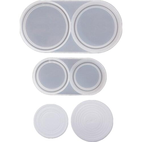 Coin Capsules Resin Mold with 200 Foam Gasket Coin Storage Box Mould Craft Tools