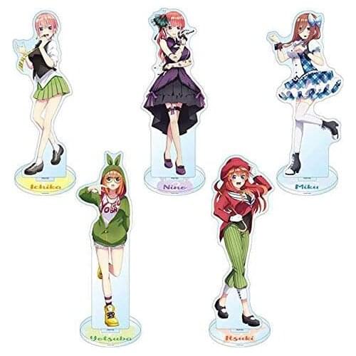 Anime The Quintessential Quintuplets Nakano Ichika Miku Acrylic Stand Figure Model Plate Cosplay Decor Informal Dress Series Toy