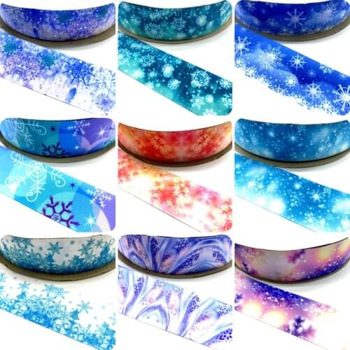 5Yards 1.5" 40MM Shiny Rainbow Gold Star Printed Grosgrain Ribbon For Hair Bows DIY Crafts Handmade Accessories