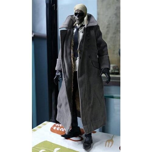 Hot Sales 1/6th 3ATOYS Long Coat Shirt Model For Usual 12inch Male Body Figures Collection