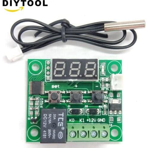 W1209 digital display miniature temperature control board high precision temperature controller temperature control switch