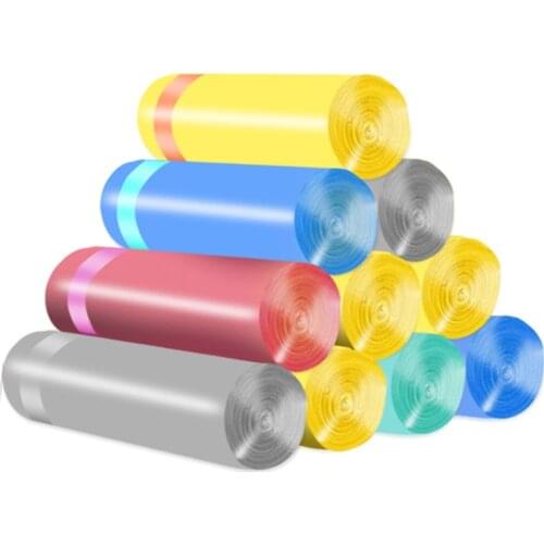 Rubbish Garbage Bin Liners Kitchen Toilet Waste Trash Bags Kit With Handle Environmentally Friendly Vest Type Trash BAGS-30