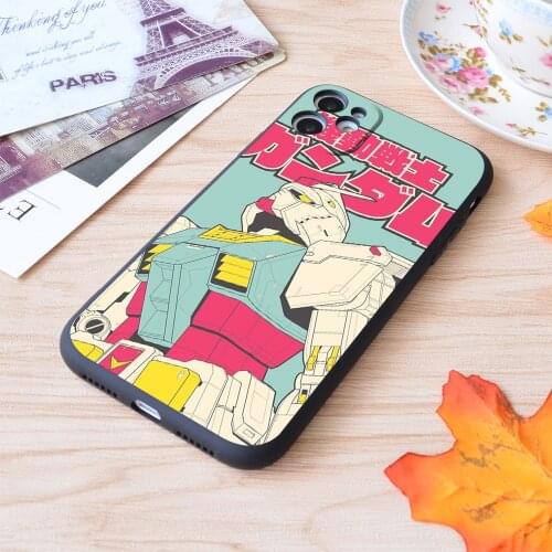 Rx 78 2 Gundam Print Soft Silicone Matt Case For Apple iPhone Case