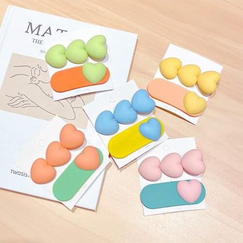 New Novelty Candy Color Love Hairpin Set princess Hairpin HairClaw Barrettes for Women Girl Child Accessories Headwear