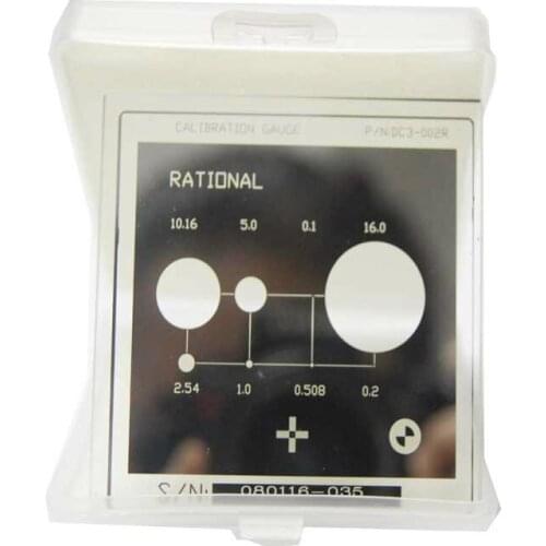 Optical correction film Imager calibration block Projector calibration tool Two-dimensional microscope glass correction film