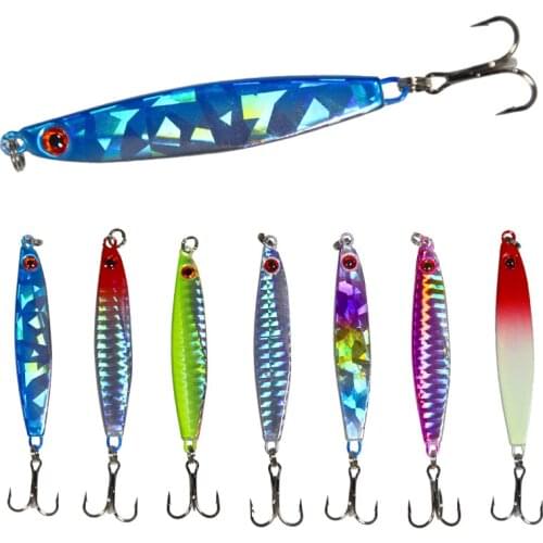 POETRYYI Fishing Bait Lure Various Colors Fish Swing Crank Bait 21g / 6.5cm Laser Light Sequins Fake Bait Deep Water Shore Bait
