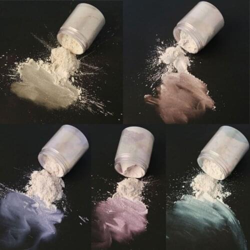 5 Color Aurora Resin Pigments Polarized Diamond Pearlescent Pigments Mica Powder Colorant Resin Dye Jewelry Making Tools
