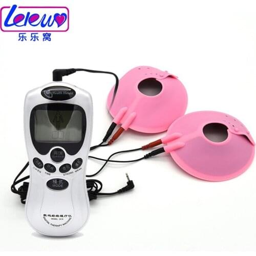 Adult Products Nipple Clamps Pump Electric Shock Nipple Sucker Full Body Massager Breast Enlarger Clitoris Sex Toys for Women