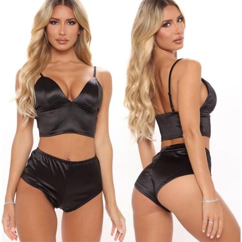 Sexy Bra & Brief Sets For Women Backless Vest Seamless Bra Push Up Lingerie Set Summer Comfort Intimates Sexy Cropped Underwear