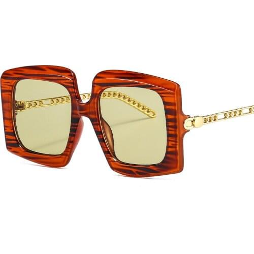 Oversized Square Sunglasses Women Vintage Designer Big Sun Glasses Fashion Shades UV400 Men Luxury Male Female Eyewear