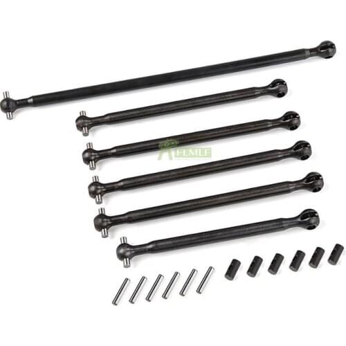 Alloy CNC Strengthen 9MM Front Drive Shaft + Rear Drive Shaft + Half Shaft + Shaft Kit for 1/5 Losi 5ive T Rovan LT KingmotorX2