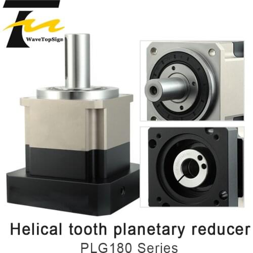 High precision helical gear planetary reducer with high torque 150180 high power servo motor PLG180