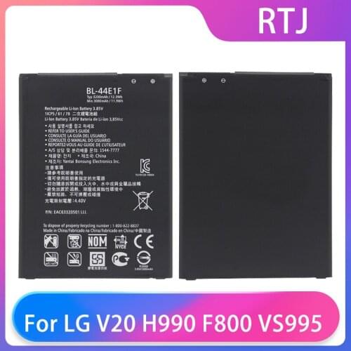 Runtianjin Replacement Cell Phone Batteries BL-44E1F For LG V20 VS995 US996 LS997 H990DS H910 H918 LG Stylus3 LG-M400DY Battery
