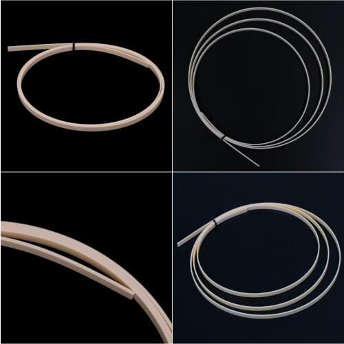 1Pc ABS Cream Ivory Color Guitar Binding Inlay Purfling Strip I65 x 0.6 x 0.15cm New