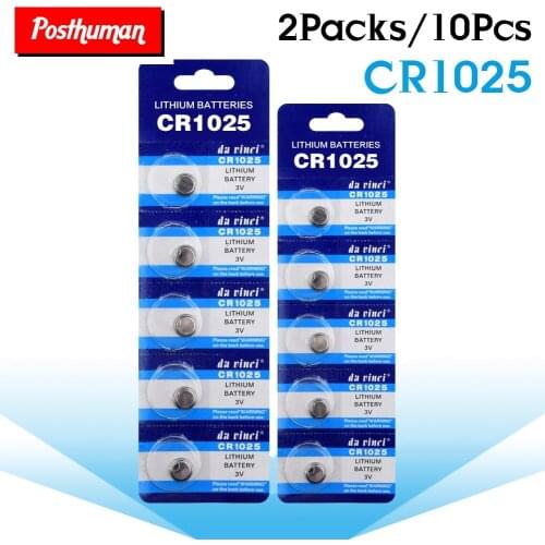 10Pcs CR1025 3v Lithium Battery Button Coin Cells Pointer Electronic Scale Battery Replace Electric Toy Calculator Laser