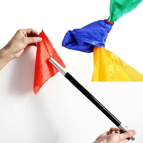 22x22cm Color Change Magic Tricks Stage Props Silk Scarf Creative Unique Handkerchief Toys Necessary Stage Magic Supplies