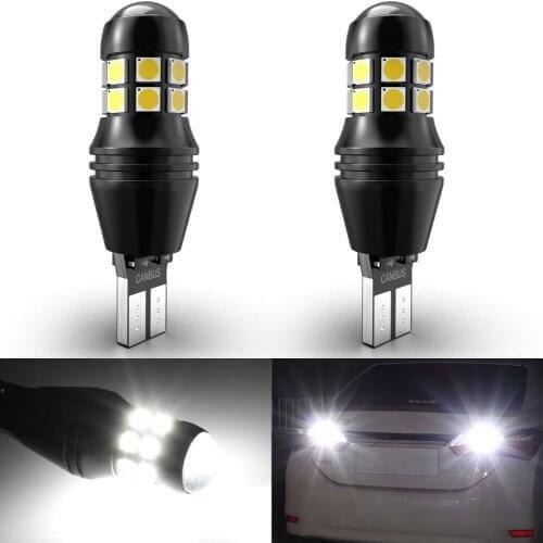 2pcs W16W LED T15 T16 Canbus No OBC Error LED Car Reverse Backup Light For Volkswagen Golf 4 5 7 6 MK2 MK4 MK6 MK7 CC GTI 6500K