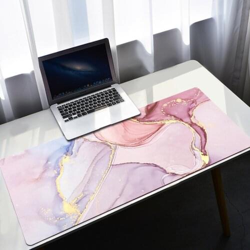 Large Marble Mouse Pad Gamer Rug Computer Mat Full Pc Table Xxl Mousepad Cute Desk Mats 800x300/900x400mm Accessories Deskpad