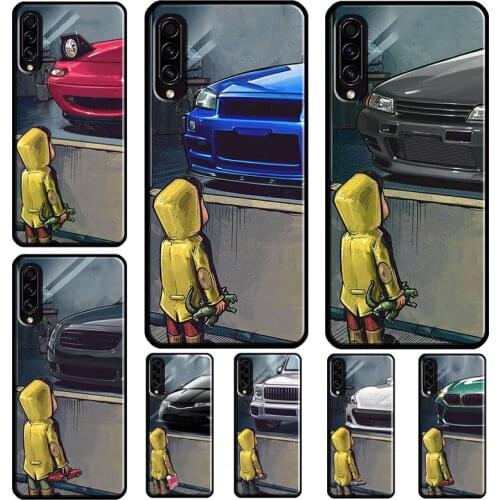 Boy See Sports Car Jdm Drift Cover Case For Samsung A71 A70 A72 A51 A50 A52 A31 A21S A20e A40 A10 A20 S A12 A32 A42 A11