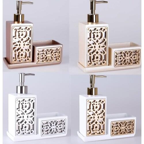 200ML SPONGE LIQUID SOAP DISPENSER BATHROOM AND KITCHEN ACCESSORIES RESISTANT EMPTY BOTTLE RESIN RESISTANT MATERIAL SOFIA SERIES