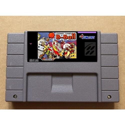 Looney Tunes B-Ball USA-NTSC version 16 bit 46 pins video games
