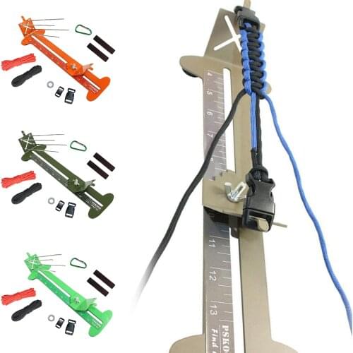 Metal Paracord Bracelet Maker Jig Braiding Knitting Making DIY Craft Tool