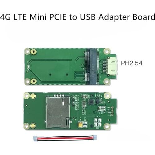 4G module mini pcie to usb adapter board Development board 4p interface PH2.54 for quectel Huawei simcom 4G LTE Module