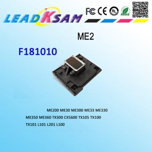 F181010 printhead print head for ME2 ME200 ME30 ME300 ME33 ME330 ME350 ME360 TX300 CX5600 TX105 TX100 TX101 L101 L201 L100