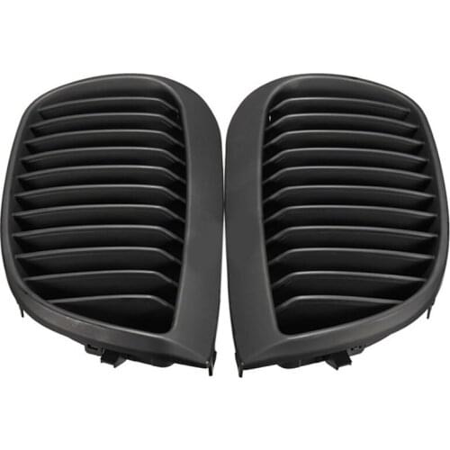 For bmw double kidney front grille, black aFor ccessories, matte finish, style, 1 series models: E81 and E87, 2004-2007, 2 Pcss