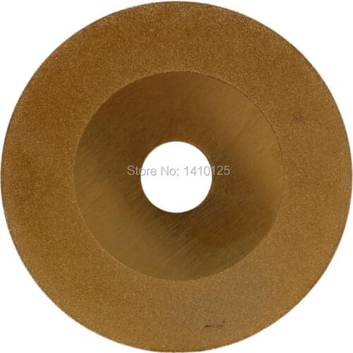 4" inch Diamond Coated FLAT Cutting Disc Grinding Wheel for Angle Grinder TITANIUM Grit 150 Glass Marble Tile Granite Ceramics