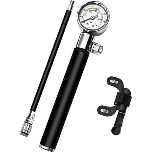 Portable Bicycle Tire Ball Inflatable Gauge High Pressure Air Pump Inflator насос для велосипеда насос высокого давления насос
