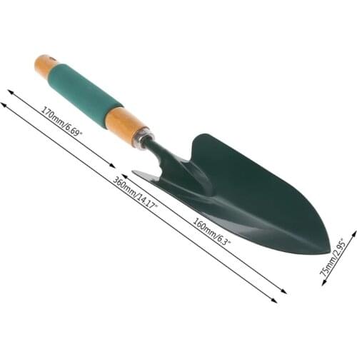 Grip Metal Shovel Trowel Garden Yard Hand Tool Home Lawn Seed Plant