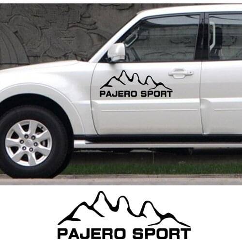 Sport Styling Vinyl Film Auto Window DIY Decals Car Stickers For Mitsubishi Pajero Automobile Decoration Car Tuning Accessories