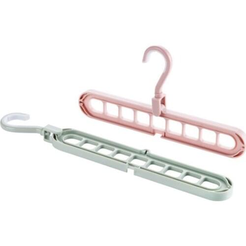 Magic Multi-port Support Hangers Clothes Organizer For Wardrobe Multifunction Plastic Clothes bathroom Accessories