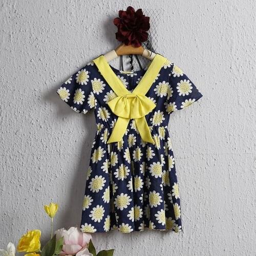 YOYOSHOW Summer new girls' dresses comfortable & fashionable girls' dresses 1-5 years old girls' dresses