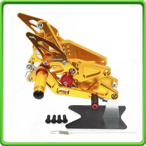 CNC Rear Sets Rearset footrest foot rest pegs For YAMAHA YZF R25 R3 2014-2016 & MT-03 MT-25 2015-2016 (non-U.S. model) Gold