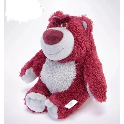 35cm Toy Story 4 Lotso Strawberry Bear Stuffed Bear Super Soft Toys for Kids with Strawberry smell
